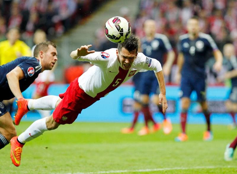 Football. UEFA European Qualifiers. Poland - Scotland. 14.10.2014