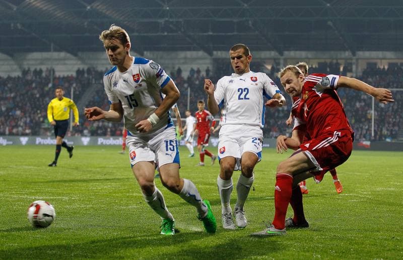 Football. UEFA Euro Qualifiers. Slovakia - Belarus. 09.10.2015