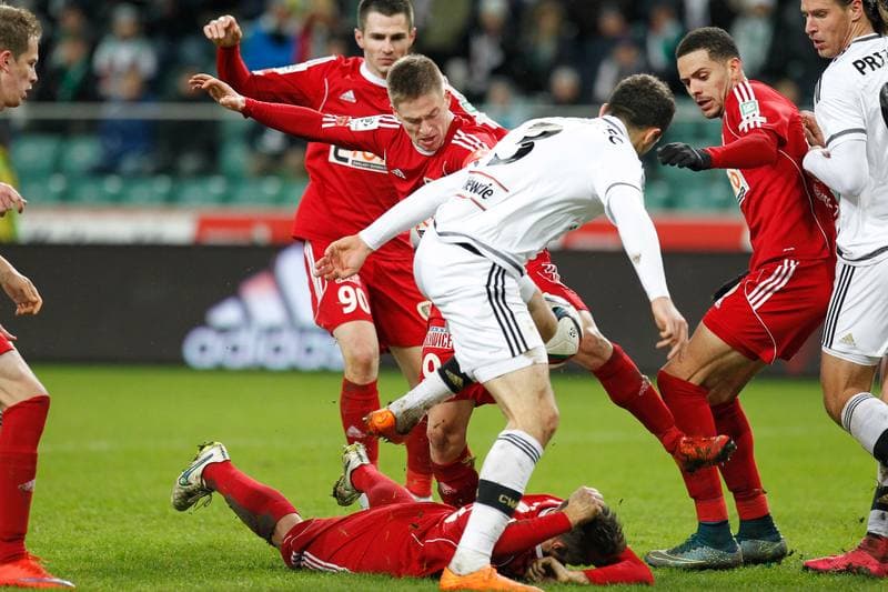 Football. PKO BP Ekstraklasa. Legia Warsaw - Piast Gliwice. 13.12.2015