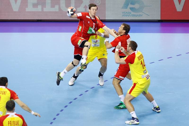 Handball. EHF Euro 2016. FYR Macedonia - Norway. 25.01.2016