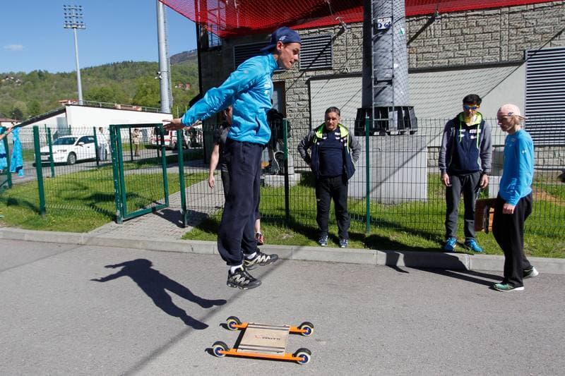 Ski Jumping. Poland national team. Training. 12.05.2016