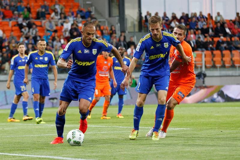Football. Lotto Ekstraklasa. Bruk-Bet Termalica Nieciecza - Arka Gdynia. 18.07.2016