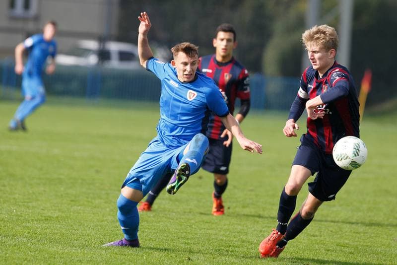Football. Centralna Liga Juniorow. Piast Gliwice - Pogon Szczecin. 22.10.2016