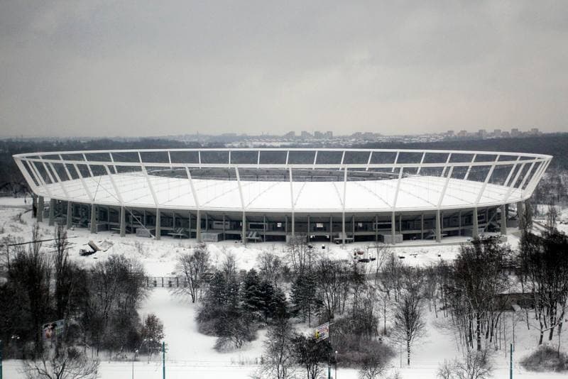 Football. Stadion Slaski. Press Conference. 04.01.2017