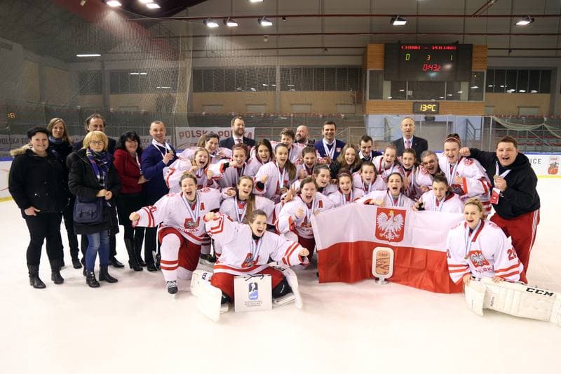 Ice Hockey. U18 Women's World Championship. Poland - China. 14.01.2017