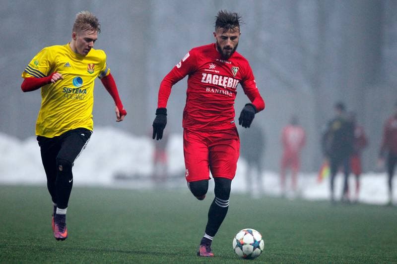 Football. Sparing. Zaglebie Sosnowiec - BKS Stal Bielsko-Biala. 01.02.2017