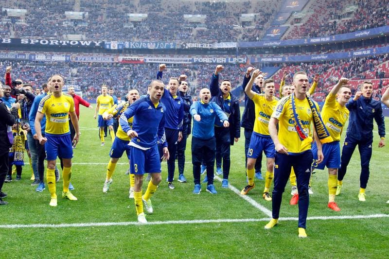Football. Polish Cup. Lech Poznan - Arka Gdynia. 02.05.2017