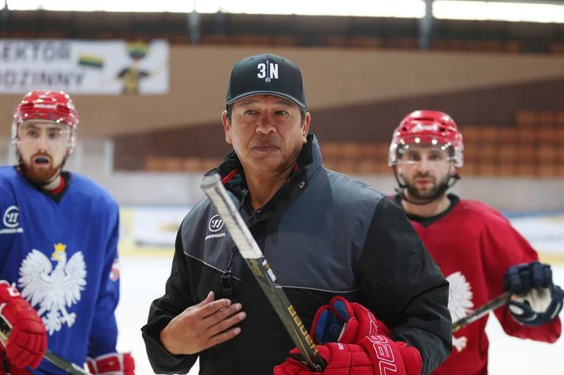 Ice Hockey. Poland national team. Training. 27.09.2017