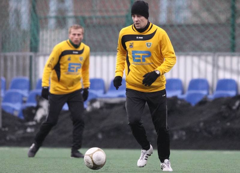 Football. Sparing. GKS Katowice - LZS Lesnica. 05.02.2011