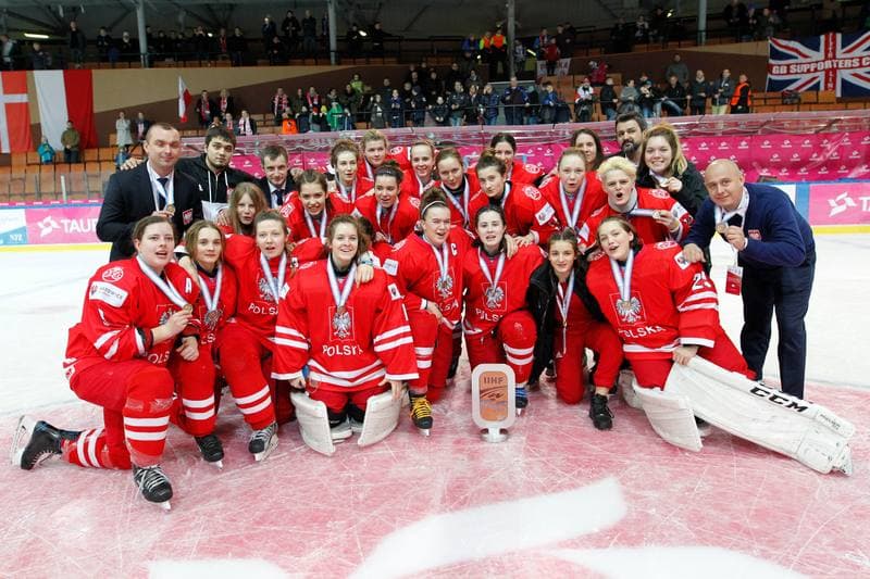 Ice Hockey. Women's U18 World Championship Division 1B. Poland - Great Britain. 12.01.2018