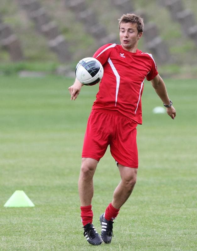 Football. Gornik Zabrze. Training. 12.07.2011