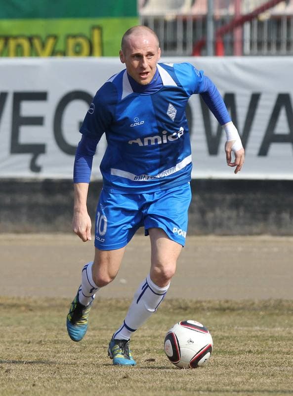 Football. II liga. ROW Rybnik - Baltyk Gdynia. 18.03.2012