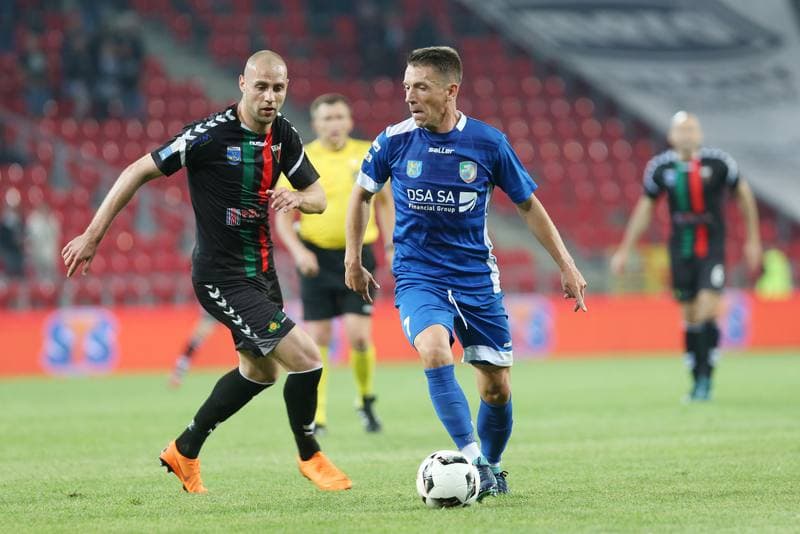 Football. Nice I Liga. GKS Tychy - Miedz Legnica. 04.05.2018
