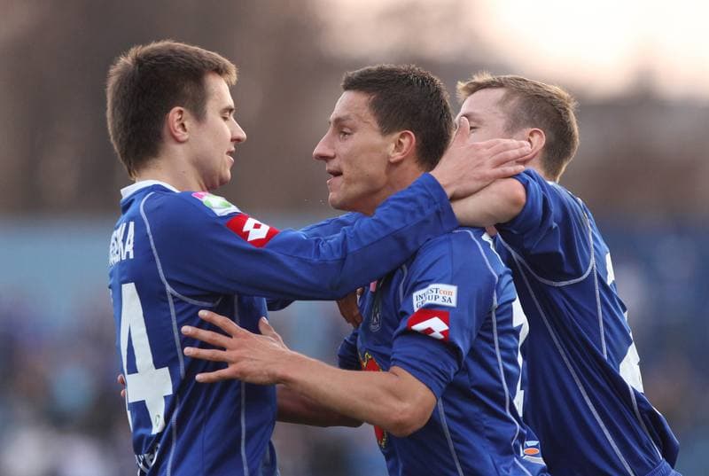 Football. T-Mobile Ekstraklasa. Ruch Chorzow - Podbeskidzie Bielsko-Biala. 18.03.2012