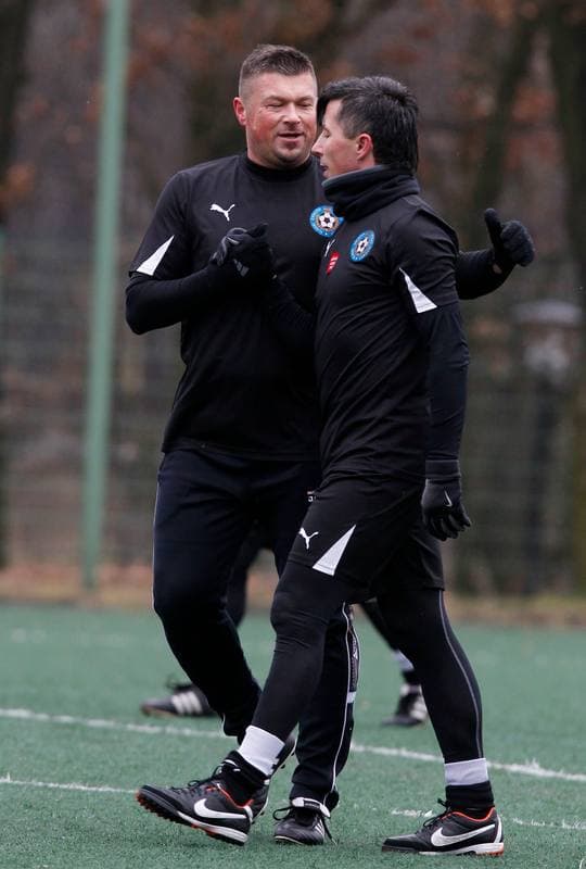 Football. Slask Oldboys. Slascy Trenerzy. 12.01.2014