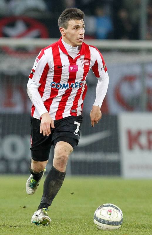 Football. T-Mobile Ekstraklasa. Cracovia Krakow - Zaglebie Lubin. 09.12.2013
