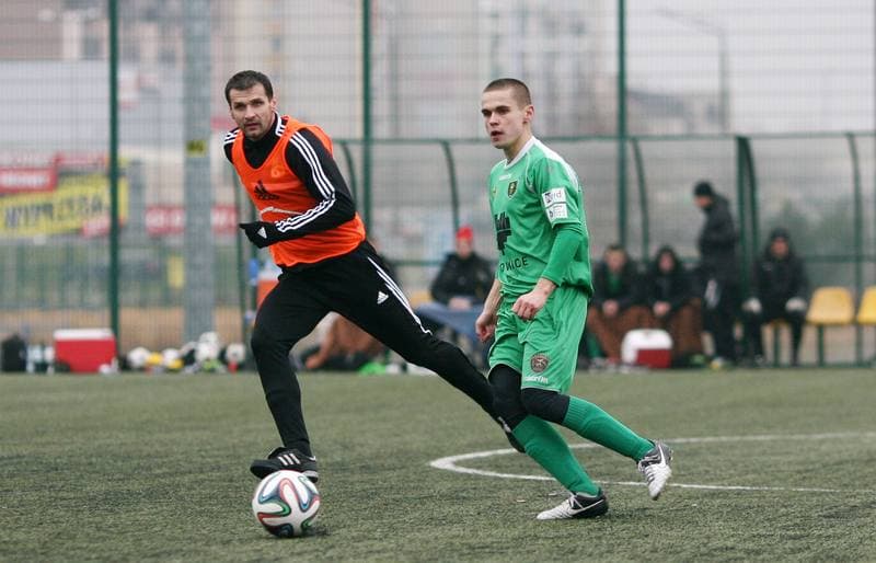 Football. Friendly Match. GKS Belchatow - GKS Katowice. 21.02.2015