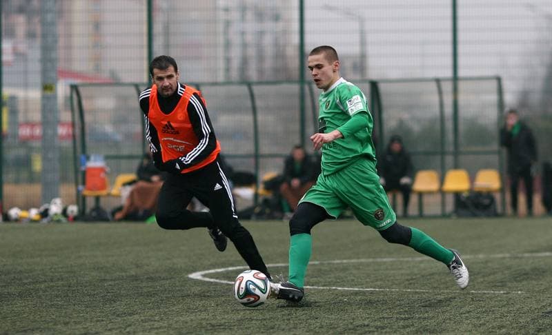 Football. Friendly Match. GKS Belchatow - GKS Katowice. 21.02.2015