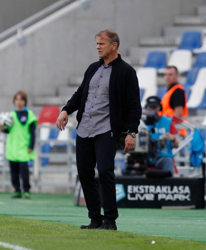 Football. T-Mobile Ekstraklasa. Podbeskidzie Bielsko Biala - Cracovia Krakow. 29.05.2015