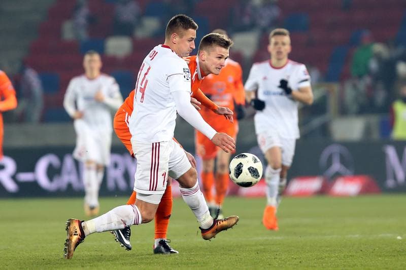 Football. Lotto Ekstraklasa. Gornik Zabrze - Bruk-Bet Termalica Nieciecza. 19.02.2018