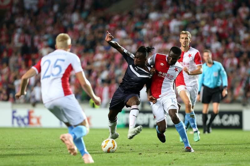 Football. UEFA Europa League. Slavia Prague - Girondins Bordeaux. 20.09.2018