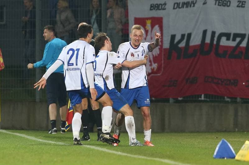 Football. Nice I Liga. MKS Kluczbork - Gornik Zabrze. 01.04.2017