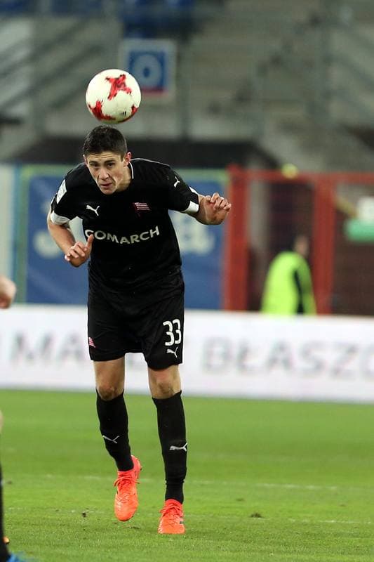 Football. Lotto Ekstraklasa. Piast Gliwice - Cracovia Krakow. 18.11.2017
