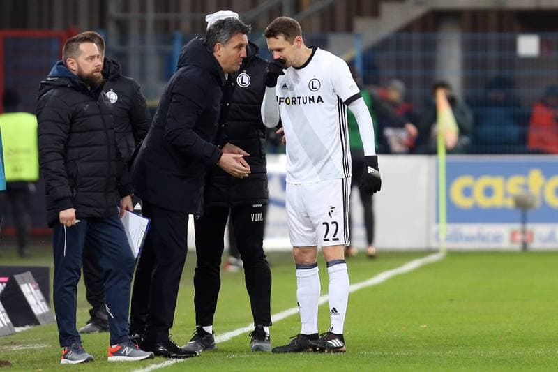 Football. Lotto Ekstraklasa. Piast Gliwice - Legia Warsaw. 12.12.2017