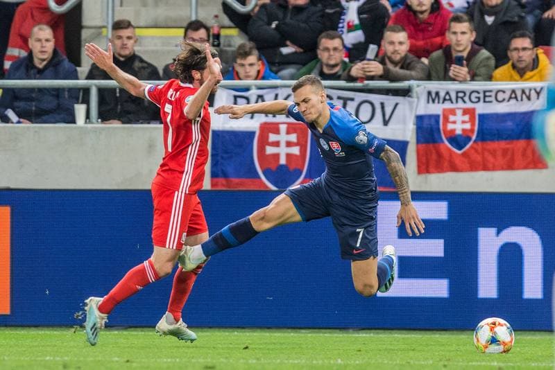 Football. Euro 2020 Qualifiers. Slovakia - Wales. 10.10.2019
