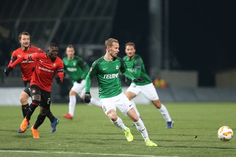 Football. UEFA Europa League. FK Jablonec - Stade Rennais FC. 29.11.2018