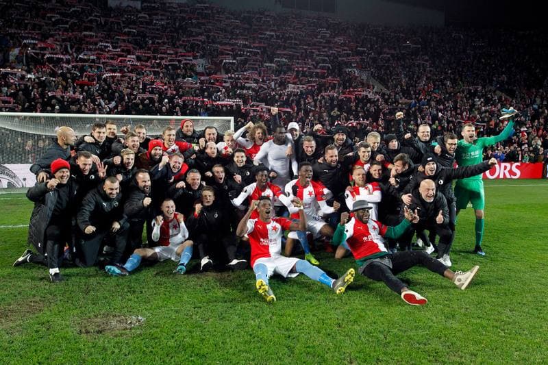 Football. UEFA Europa League. Slavia Prague - Sevilla FC. 14.03.2019