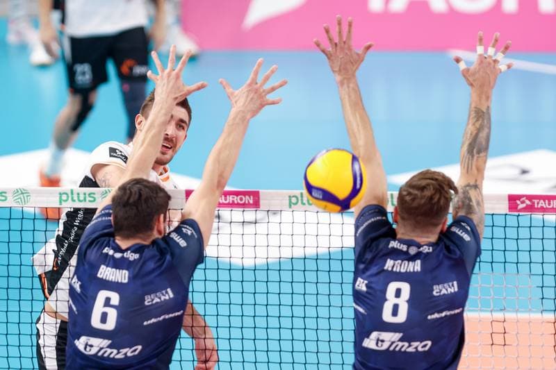 Volleyball. PlusLiga. Jastrzebski Wegiel - PGE Projekt Warszawa. 01.10.2024