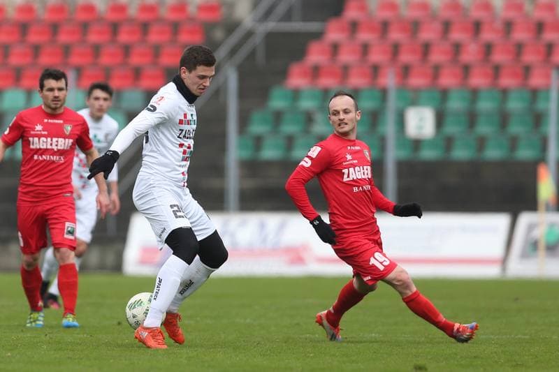 Football. Zaglebie Sosnowiec. Internal Game. 18.02.2017