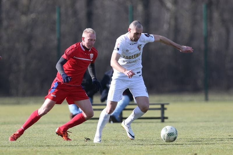 Football. Sparing. Zaglebie Sosnowiec - Polonia Bytom. 25.02.2017