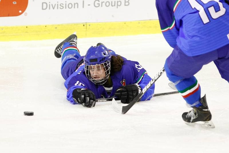 Ice Hockey. Women's World Championship. Italy - Latvia. 08.04.2017