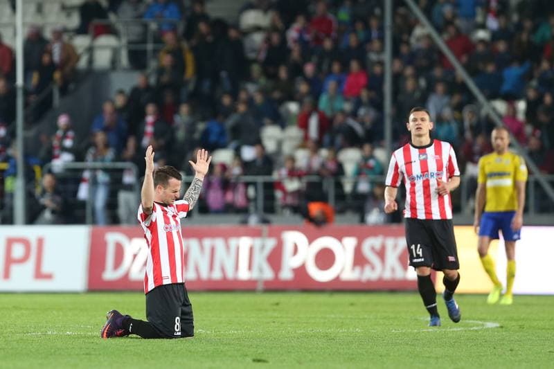 Football. Lotto Ekstraklasa. Cracovia Krakow - Arka Gdynia. 08.05.2017