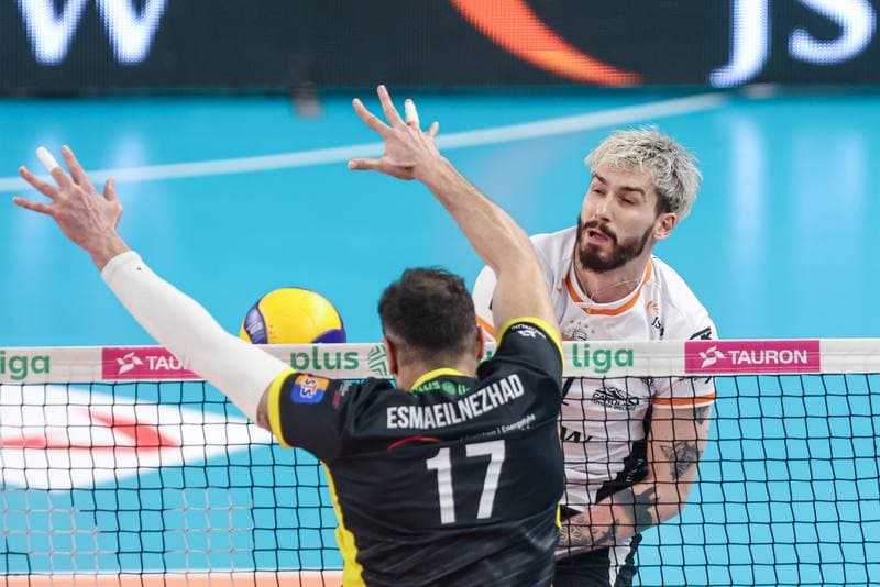 Volleyball. PlusLiga. Jastrzebski Wegiel - PGE GiEK Skra Belchatow. 09.02.2025