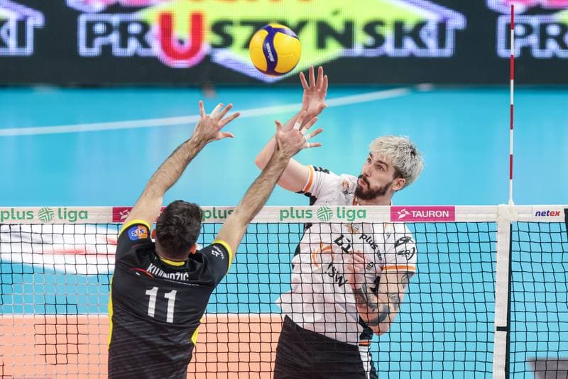 Volleyball. PlusLiga. Jastrzebski Wegiel - PGE GiEK Skra Belchatow. 09.02.2025