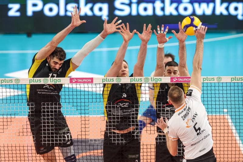 Volleyball. PlusLiga. Jastrzebski Wegiel - PGE GiEK Skra Belchatow. 09.02.2025