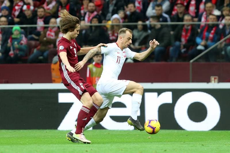 Football. Euro 2020 Qualifiers. Poland - Latvia. 24.03.2019
