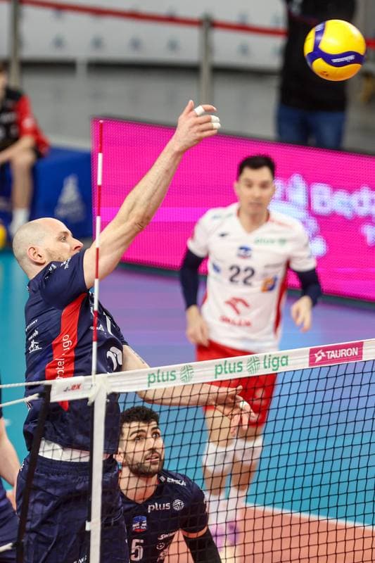 Volleyball. PlusLiga. Nowak-Mosty MKS Bedzin - ZAKSA Kedzierzyn-Kozle. 10.02.2025