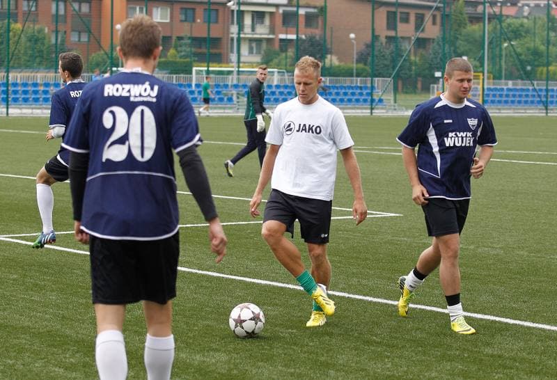 Football. Rozwoj Katowice. Training. 29.06.2015