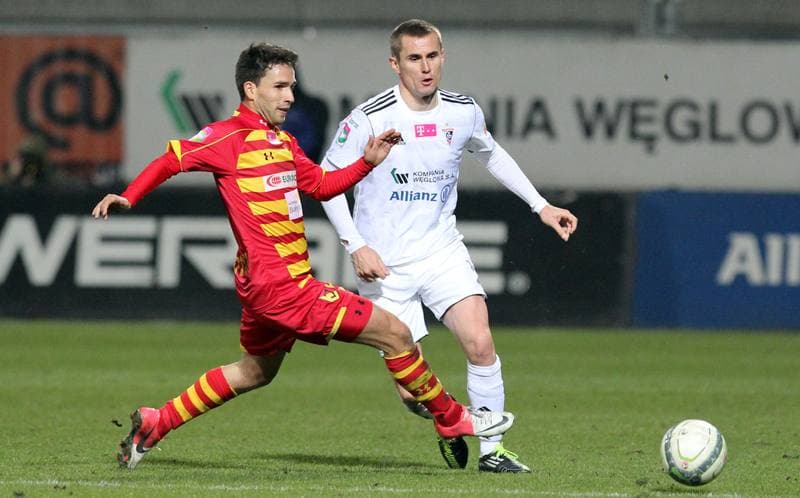 Football. T-Mobile Ekstraklasa. Gornik Zabrze - Jagiellonia Bialystok. 28.10.2011