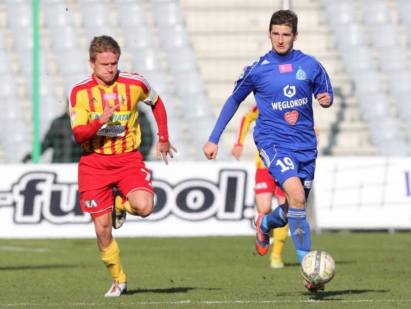 Football. T-mobile Ekstraklasa. Korona Kielce - Ruch Chorzow. 16.03.2013
