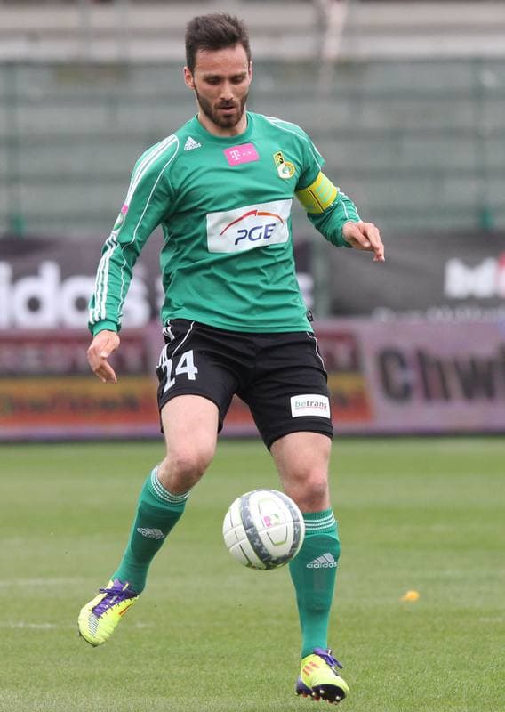 Football. T-Mobile Ekstraklasa. Podbeskidzie Bielsko-Biala - GKS Belchatow. 20.04.2013
