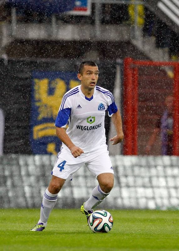 Football. UEFA Europa League. Ruch Chorzow - Esbjerg FB. 31.07.2014