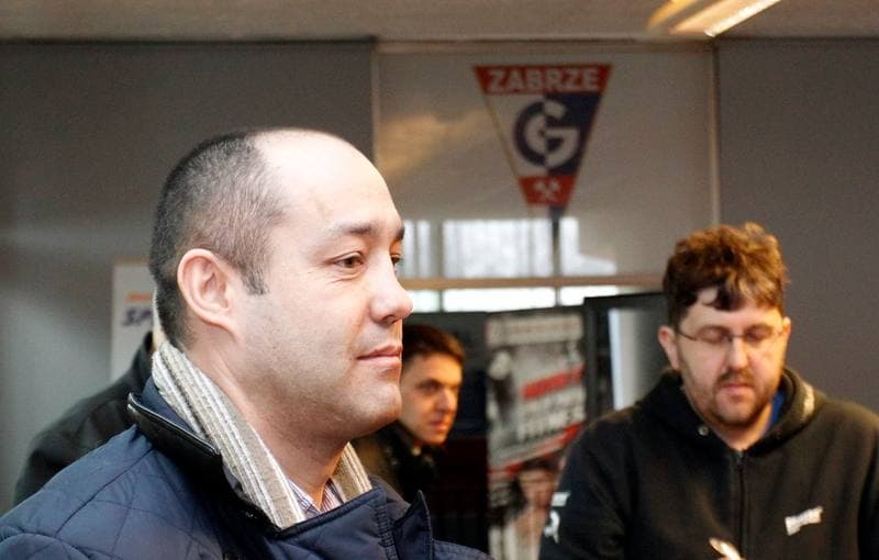 Football. Gornik Zabrze. Press Conference. 26.02.2015