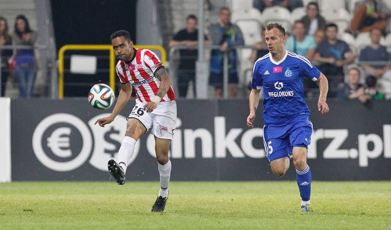 Football. T-Mobile Ekstraklasa. Cracovia Krakow - Ruch Chorzow. 02.06.2015