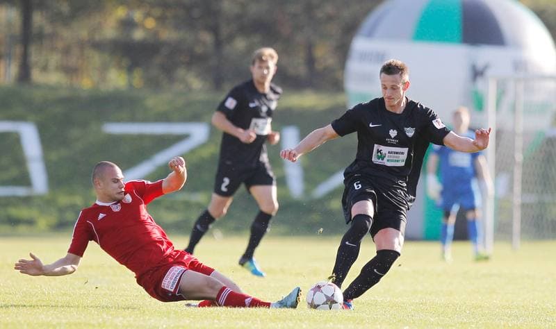 Football. I Liga. Rozwoj Katowice - Pogon Siedlce. 24.10.2015