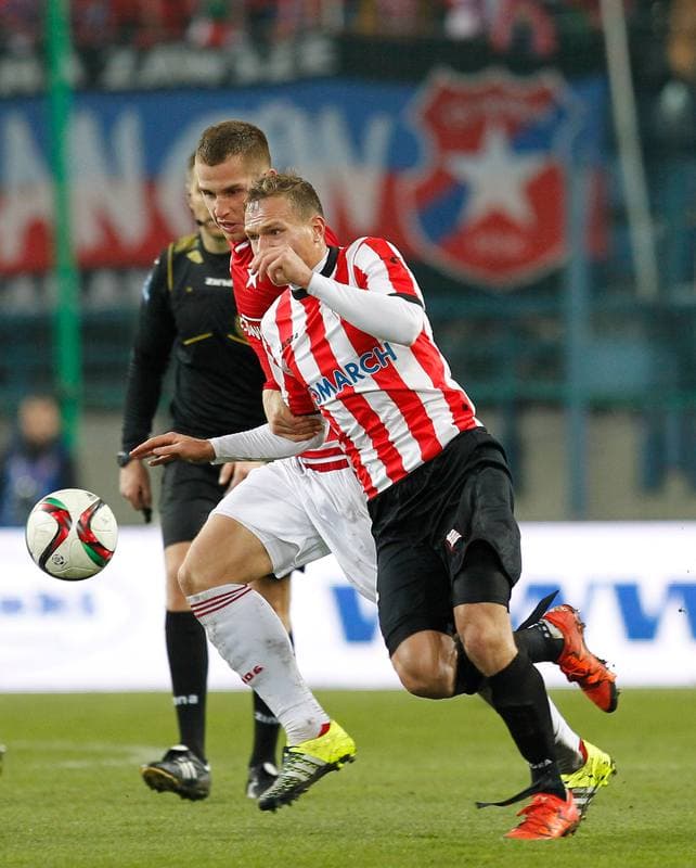 Football. T-Mobile Ekstraklasa. Wisla Krakow - Cracovia Krakow. 23.02.2014